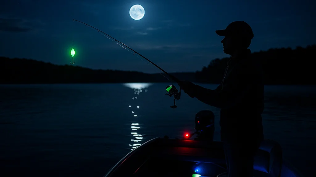 night fishing Lake Wylie