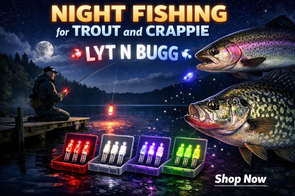 night fishing for trout
